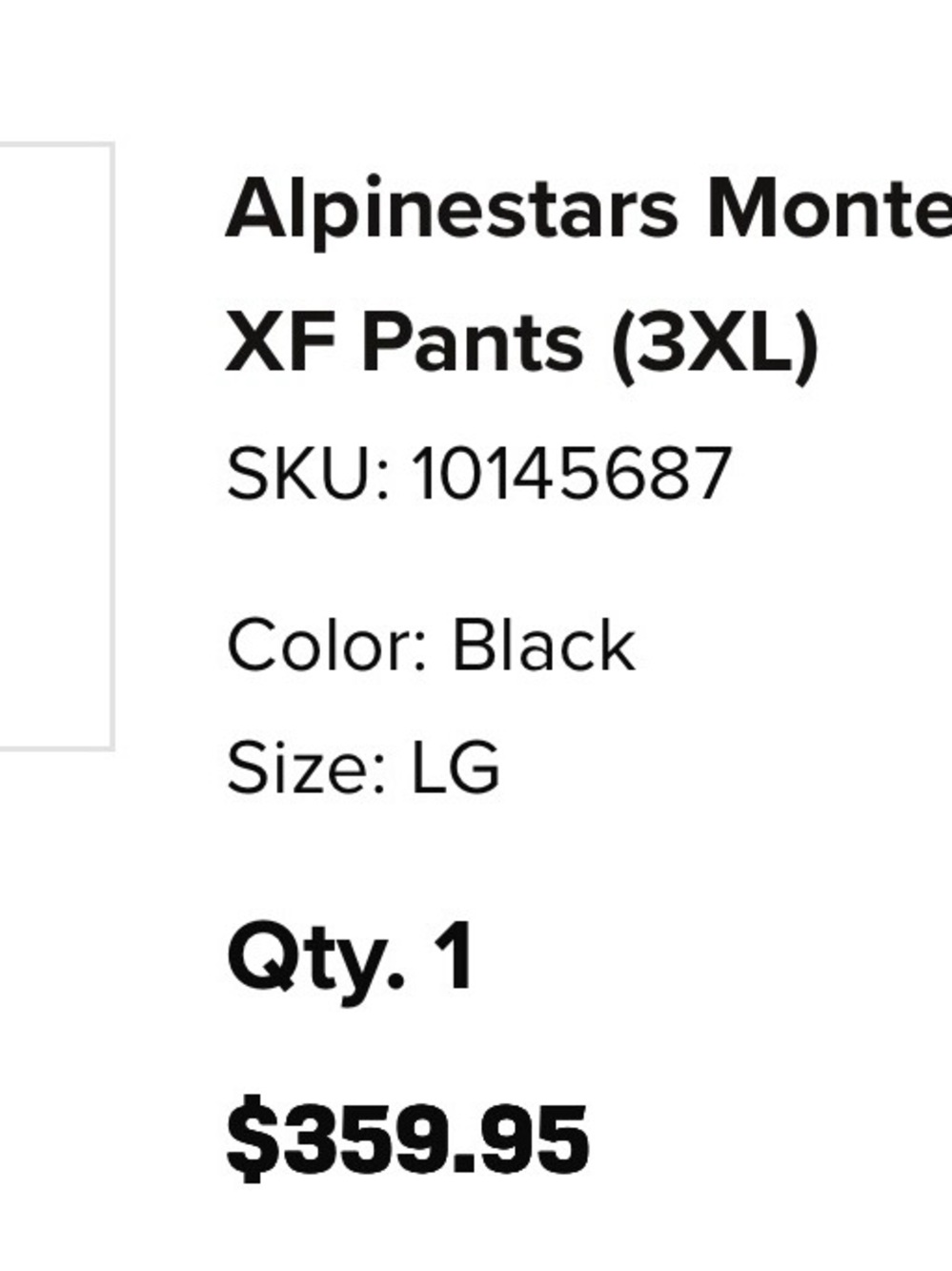 Alpinestars Riding Pants - Picture 3 of 3